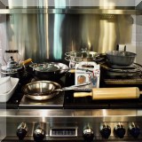 K12. Pots, pans and bakeware. 